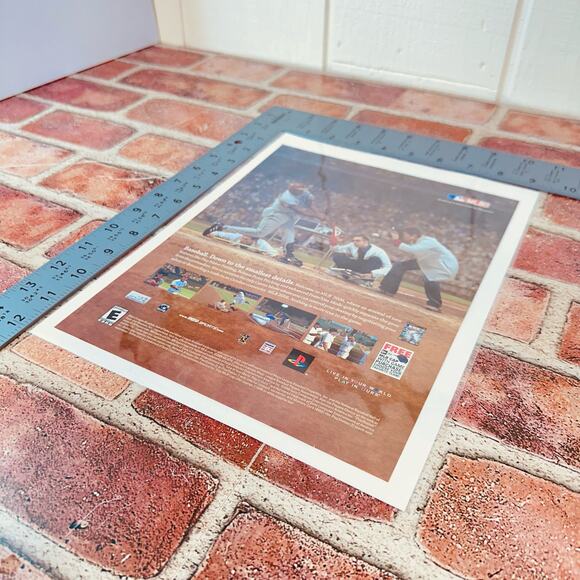2005 MLB Baseball Ad Down to Smallest Details Y2K Scientist Print Ephemera - Picture 6 of 8